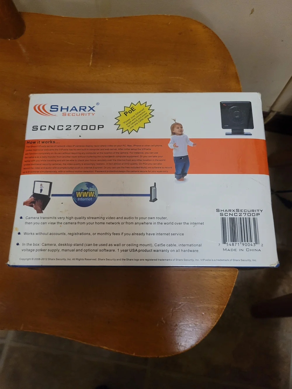 Security Camera With Night Vision